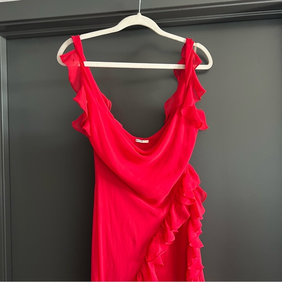 House of CB Red Ruffle Maxi Dress - Picture 8 of 16
